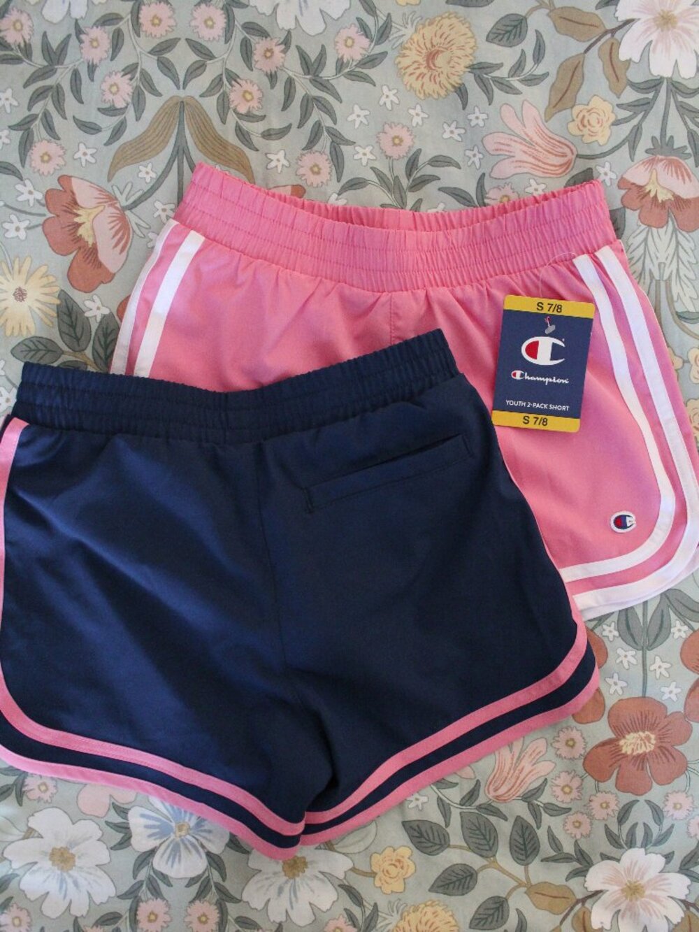 Champion Youth Girls 2-Pack Shorts Size 7/8